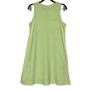 Old Navy Pale Citron Green Sleeveless Tank Dress with Pockets XS